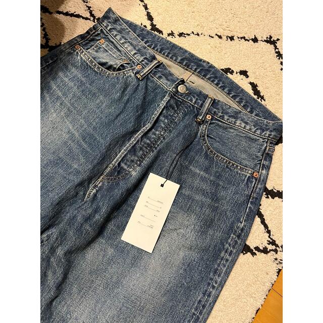 A.PRESSE アプレッセ washed denim wide 32