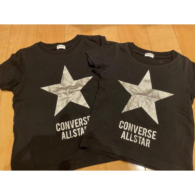 CONVERSE(コンバース)のお揃い　Tシャツ　120と100 キッズ/ベビー/マタニティのキッズ服男の子用(90cm~)(Tシャツ/カットソー)の商品写真