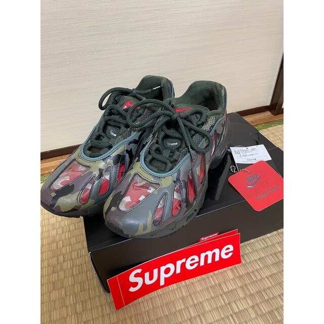 Supreme(シュプリーム)のSUPREME × NIKE AIR MAX 96 DARK ARMY CAMO メンズの靴/シューズ(スニーカー)の商品写真