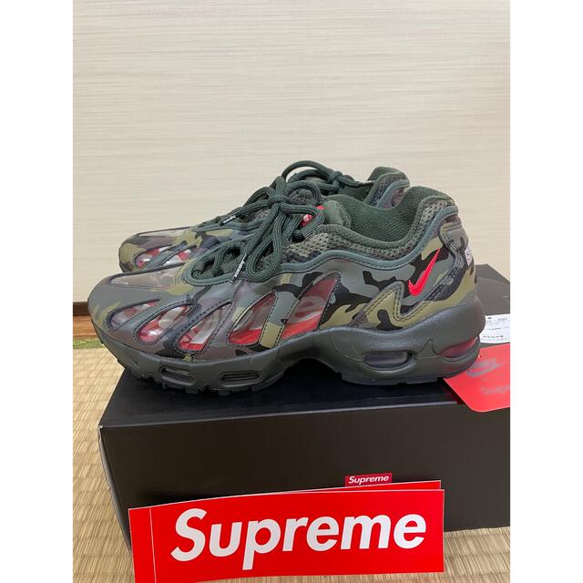 Supreme(シュプリーム)のSUPREME × NIKE AIR MAX 96 DARK ARMY CAMO メンズの靴/シューズ(スニーカー)の商品写真