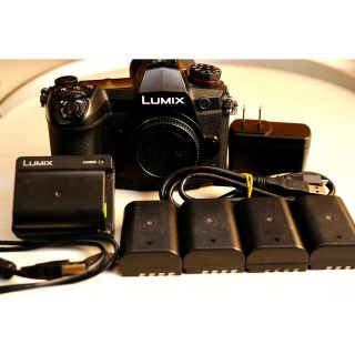 Panasonic - LUMIX G9 Pro 純正バッテリー4個付き！の通販 by