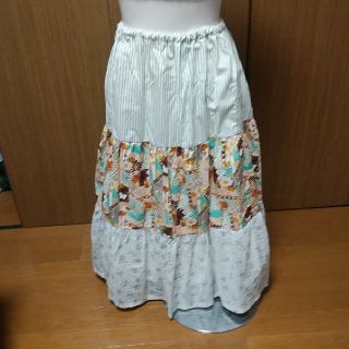 ハンドメイド　ロングスカート(ロングスカート)