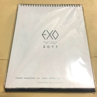 エクソ(EXO)のEXO シーズングリーティング 2017 デスクカレンダー(K-POP/アジア)