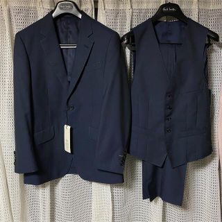 美品 Paul Smith ドーメル生地 チェック柄 スーツセットアップ M2