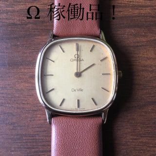 オメガ(OMEGA)のオメガ　デビル　メンズ　稼働品！(腕時計(アナログ))