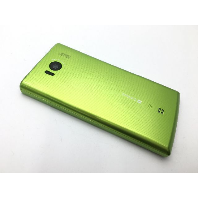 SHARP(シャープ)のsoftbank AQUOS PHONE 103SH グリーン◆中古◆393 スマホ/家電/カメラのスマートフォン/携帯電話(スマートフォン本体)の商品写真