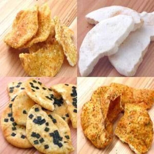 国産米 【訳あり】草加・こわれせんべい　おまかせ割れせんべい（煎餅） 2kg缶 食品/飲料/酒の食品(菓子/デザート)の商品写真