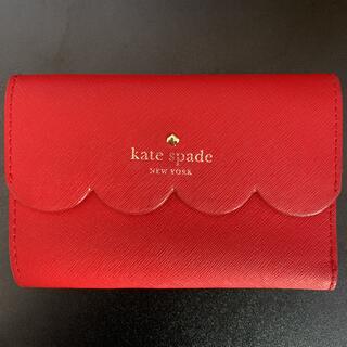 ケイトスペードニューヨーク(kate spade new york)のKate Spade ケイトスペード 長財布 バイカラー 赤 ライトピンク(財布)