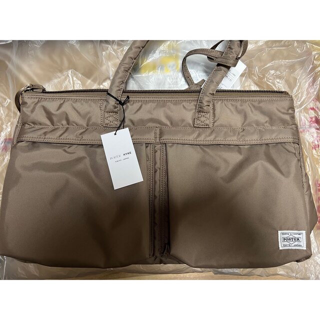 PORTER HYKE HELMET BAG SMALL Beige - www.sorbillomenu.com