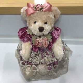 ソフトパープル てでぃべあ٩(๑´3`๑)۶♥ナイティードレス♥22センチ٩