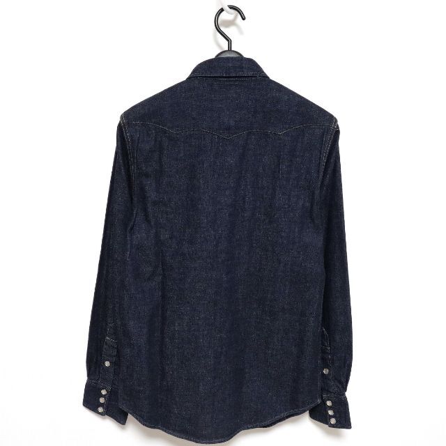 XS 新品 RRL コンチョ ボタン デニム ウエスタン シャツ インディゴ XS 新品 RRL コンチョ ボタン デニム ウエスタン シャツ インディゴ