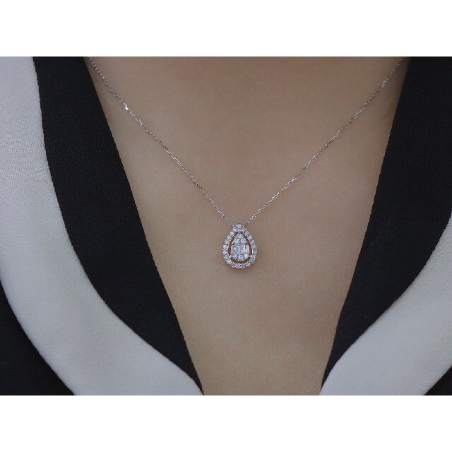 天然ダイヤモンドネックレス0.28ct k18 【在庫あり】 vivacf.net