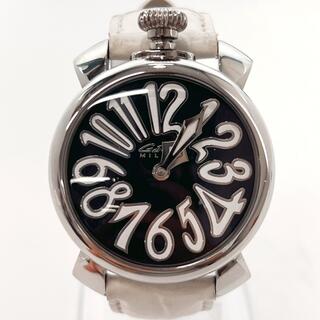ガガミラノ(GaGa MILANO)のガガ・ミラノ 腕時計 マヌアーレ40  5020 シルバー(腕時計)