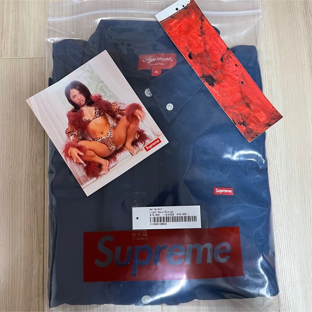 Supreme Small Box Shirt "Navy" 1