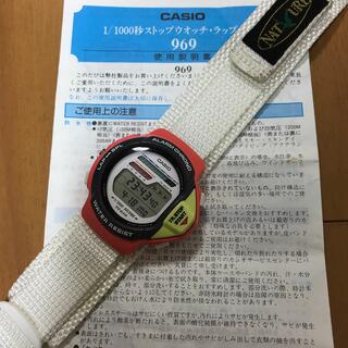 カシオ(CASIO)のCASIO 1／1000秒ストップウオッチ969(腕時計(デジタル))