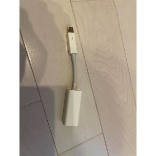 マック(Mac (Apple))のApple Thunderbolt - ギガビットEthernetアダプタ 純正(PC周辺機器)