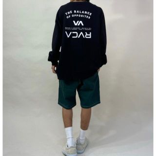 ルーカ(RVCA)の新品 RVCA ルーカ S バックプリント ビッグシルエット 裏毛 スウェット (スウェット)