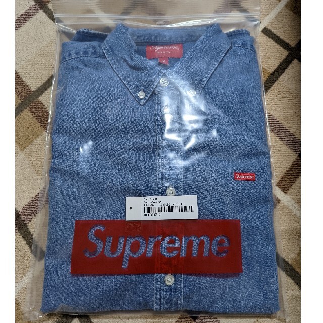 Supreme Small Box Shirt Denim Mサイズ