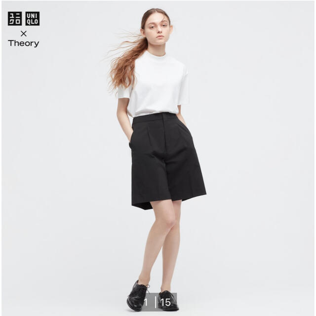 UNIQLO×theory 感動タックイージーショートパンツ XS