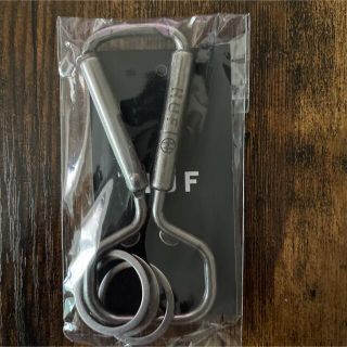 ハフ(HUF)のHUFカラビナシルバー BOTTLE OPENER CARABINERレア‼️(キーホルダー)