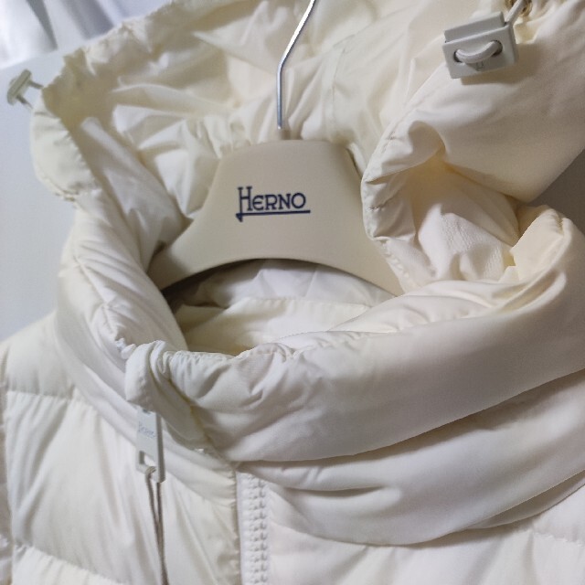 HERNO(ヘルノ)のヘルノ ミドル丈フード付きPOLAR-TECHダウンコート レディースのジャケット/アウター(ダウンコート)の商品写真