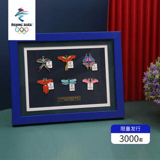 2022北京オリンピックオフィシャルグッズ　たこピンバッジ6枚セット限定3000