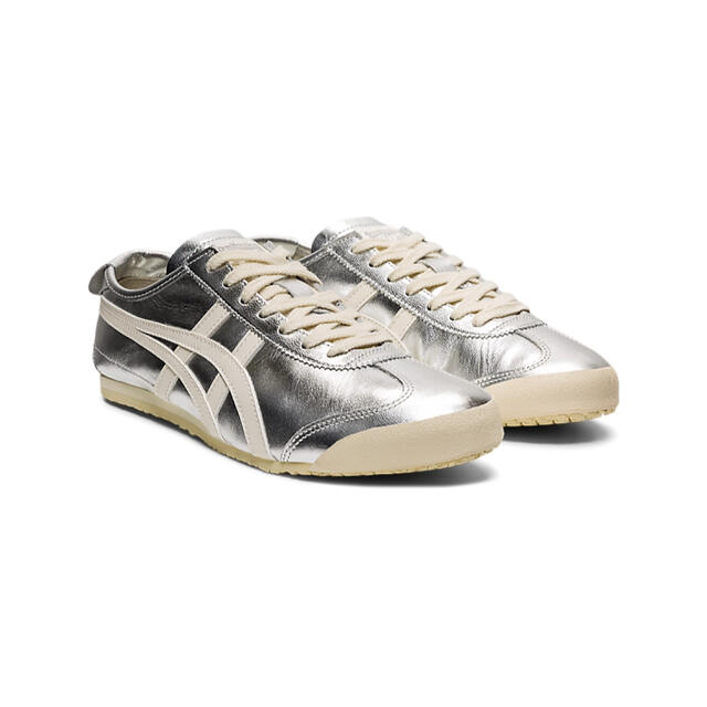 Onitsuka Tiger(オニツカタイガー)のオニツカタイガー　MEXICO66 シルバーオフホワイト レディースの靴/シューズ(スニーカー)の商品写真