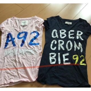 アバクロンビーアンドフィッチ(Abercrombie&Fitch)のTシャツ　アバクロ　Abercrombie 2枚セット　お買い得(Tシャツ(半袖/袖なし))