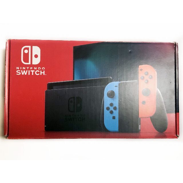 エンタメ/ホビー美品 新型 NINTENDO 任天堂 スイッチ Switch ブルーレッド