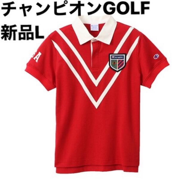 Champion(チャンピオン)の新品L ウィメンズ ポロシャツ GOLF チャンピオン(CW-RG309) スポーツ/アウトドアのゴルフ(ウエア)の商品写真