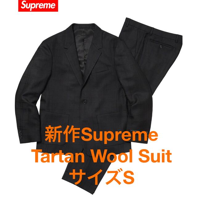 Supreme(シュプリーム)の新作Supreme シュプリーム Tartan Wool Suit 黒 S メンズのスーツ(セットアップ)の商品写真