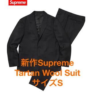 シュプリーム(Supreme)の新作Supreme シュプリーム Tartan Wool Suit 黒 S(セットアップ)