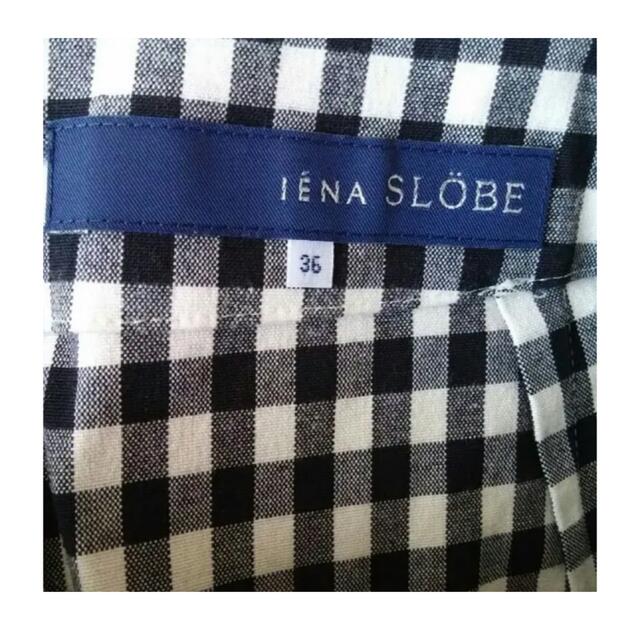 SLOBE IENA(スローブイエナ)のお値下げ　イエナスローブ38  ギンガムチェックタイトスカート レディースのスカート(ひざ丈スカート)の商品写真