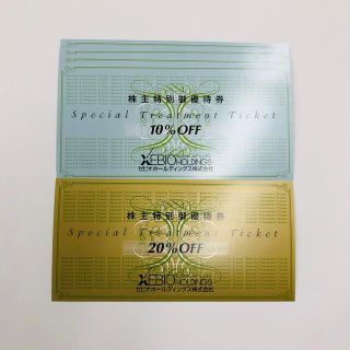 スノーピーク(Snow Peak)のゼビオ 株主優待 20%割引券 1枚 10%割引券 4枚(ショッピング)