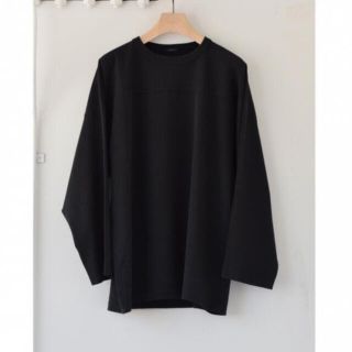 コモリ(COMOLI)のcomoli フットボールT サイズ1 新品未使用(Tシャツ/カットソー(七分/長袖))