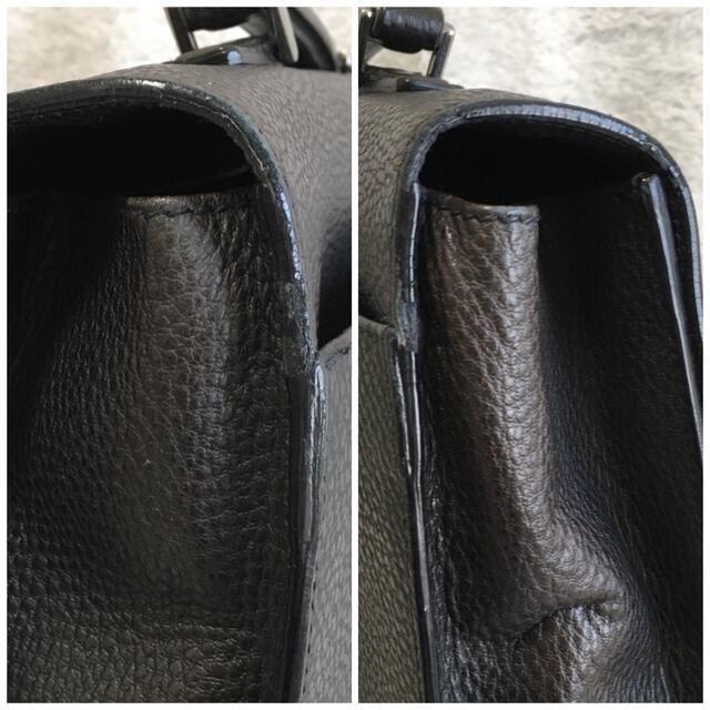 【中古・美品】GUCCI グッチ ビジネスバッグ ブリーフケース ロック付き