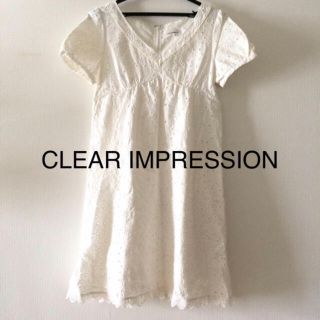 クリアインプレッション(CLEAR IMPRESSION)の【新品、未使用】CLEAR IMPRESSION ワンピース(ひざ丈ワンピース)