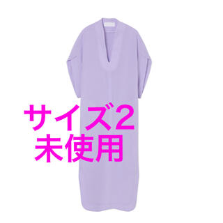 マメ(mame)のmame kurogouchi ワンピース　サイズ2 今期　コード刺繍　コート(ひざ丈ワンピース)