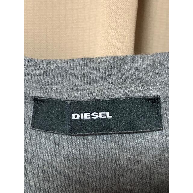 DIESEL(ディーゼル)のDIESEL ディーゼル Tシャツ レディース グレー レディースのトップス(Tシャツ(半袖/袖なし))の商品写真