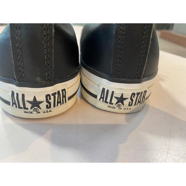 CONVERSE - 90s USA製 コンバース オールスター 黒レザー 26センチ 新品の通販 by 美咲|コンバースならラクマ CONVERSE - 90s USA製 コンバース オールスター 黒レザー 26センチ 新品の通販 by 美咲|コンバースならラクマ