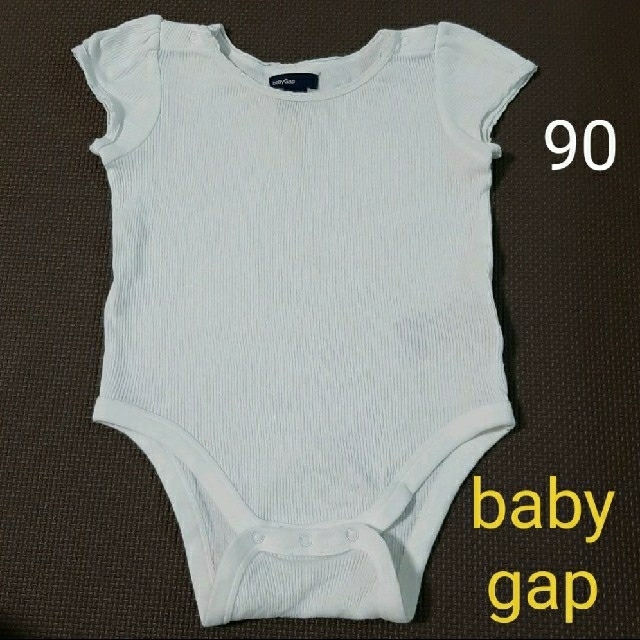 babyGAP(ベビーギャップ)のbaby gap 半袖ロンパース　90 キッズ/ベビー/マタニティのキッズ服女の子用(90cm~)(Tシャツ/カットソー)の商品写真