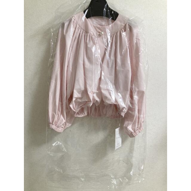 新品タグ付き 石井美保 uvカット ボレロ ピンク パールボタン