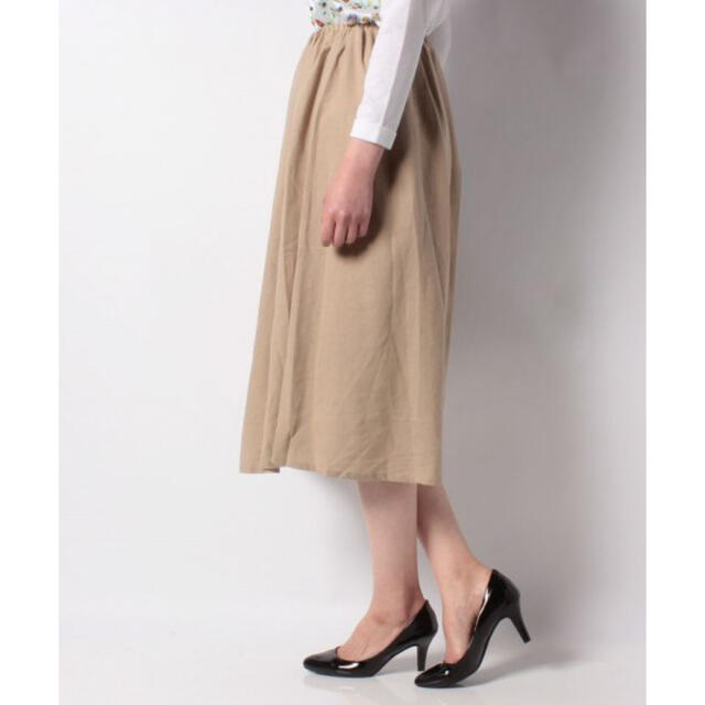 Bou Jeloud(ブージュルード)のタグ付き　ブージュルード　麻混合　ロングスカート レディースのスカート(ロングスカート)の商品写真