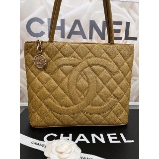 CHANEL - 正規超美品 シャネル 復刻トート キャビアスキン ...