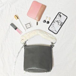 ザラ(ZARA)のZARA 人気 完売 ファーバッグ♡(ハンドバッグ)