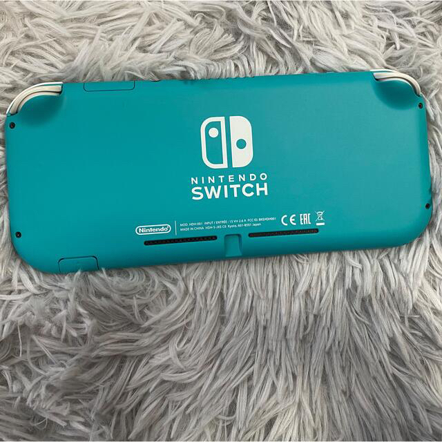 Nintendo Switch(ニンテンドースイッチ)の任天堂Switch Lite ターコイズ　スイッチライト　本体のみ エンタメ/ホビーのゲームソフト/ゲーム機本体(携帯用ゲーム機本体)の商品写真