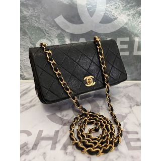 シャネル(CHANEL)の☆正規超美品☆シャネル　ミニマトラッセ　ターンロック　ゴールド金具　ブラック♪(ショルダーバッグ)