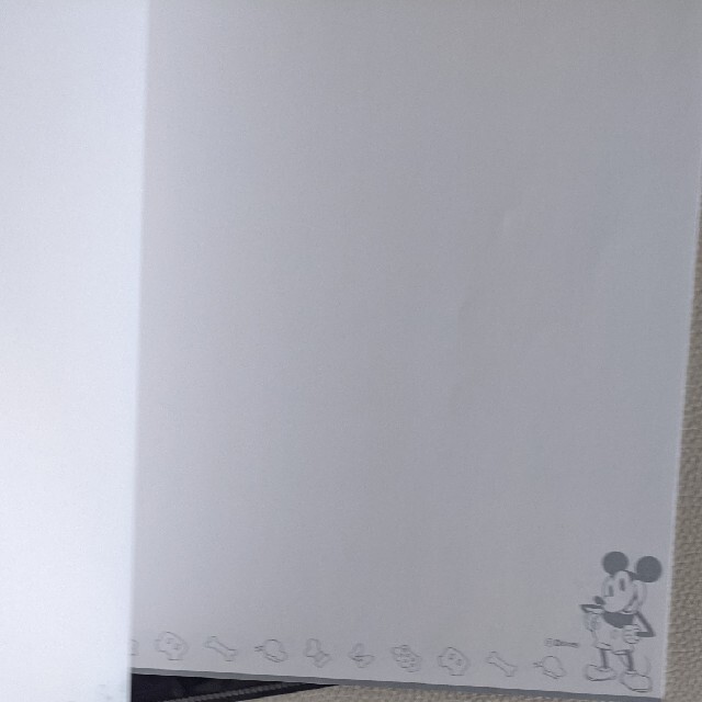 新品未使用　☆　ミッキー　クリアファイル　ノート　☆ エンタメ/ホビーのアニメグッズ(クリアファイル)の商品写真
