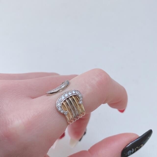 ブランド Cartier 750 k18 53 ダイヤ スリーゴールド の通販 by Kt