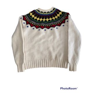 90's ラルフローレン ネイティブ ノルディック柄 セーター ハンドニット 最安の新品 【タナカ様専用になります】RALPH LAUREN ハンドニット ネイティブ その他